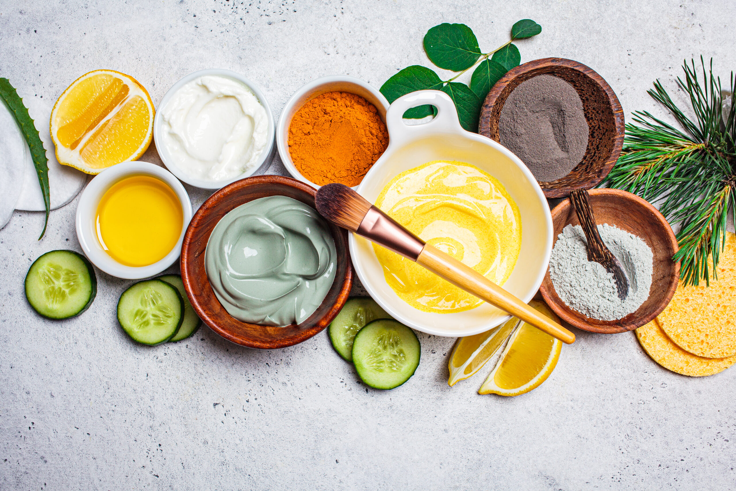 SKIN SANCTUARY different,masks,for,healthy,skin.,natural,ingredients,for,facial,skin